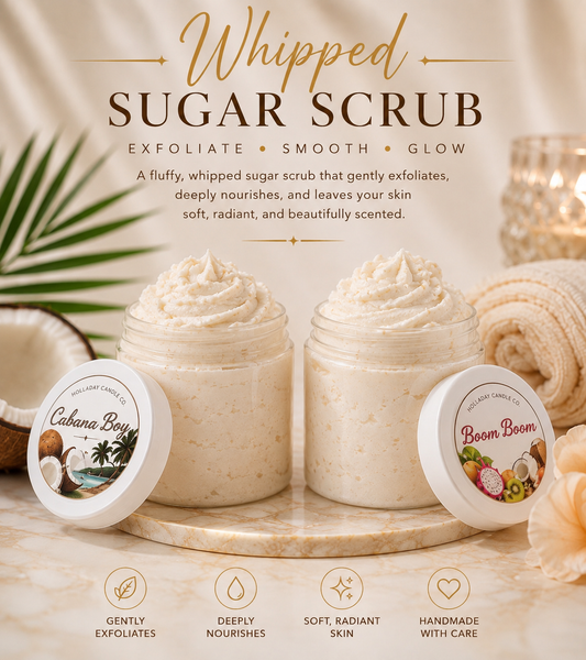 LUXE WHIPPED SUGAR SCRUB | SMOOTH + SILKY