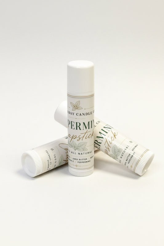 NATURAL PEPPERMINT LIP BALM | SOFT + HYDRATED LIPS